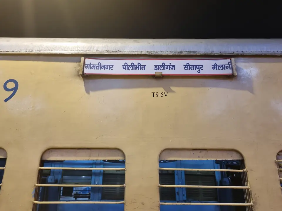 55089 Sitapur - Gomti Nagar Passenger train