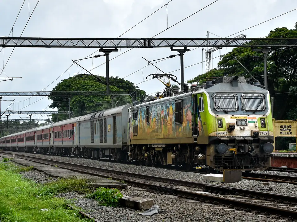 12521 Barauni - Ernakulam Junction. Rapti Sagar Express train photo 4