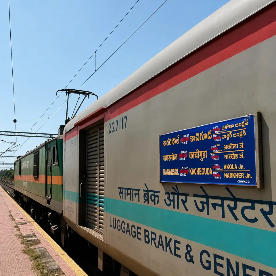 17661 Kacheguda - Nagarsol Express train photo 4